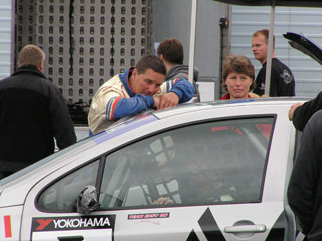 Søren B. Mortensen var en af de kørere der i går testede med 307 racerne..
(Foto: Motorsporten.dk)